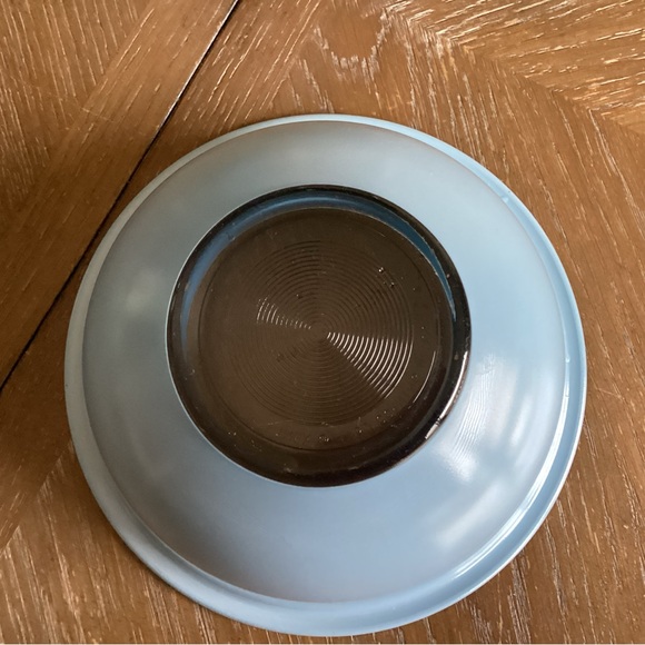 Vintage Pyrex Blue Clear Bottom Neating Mixing Bowl #325 - Picture 2 of 5